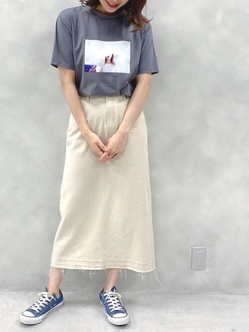 Mizuki 本社 Natural Coutureのtシャツ カットソーを使ったコーディネート Wear