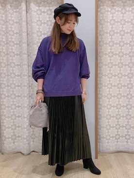 「秋のマイ旬スタイル」｜「アイテム（キャップ）」を使った、Shinommyさん（レディース・158cm）の秋コーディネート