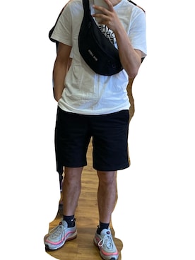 「BEN DAVIS（ベンデイビス）のアイテム（バッグ）」を使った、ななせいさん（メンズ・172cm）の春コーディネート