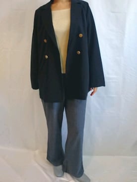 「Futier land（フューティアランド）のアイテム（ジャケット/アウター）」を使った、あおいさん（レディース・165cm）の春コーディネート