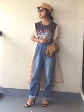 emiko☆さん（レディース・155cm）の夏コーディネート