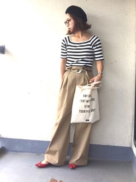 「ドラフトレプシィム」｜emiko☆さん（レディース・155cm）の夏コーディネート