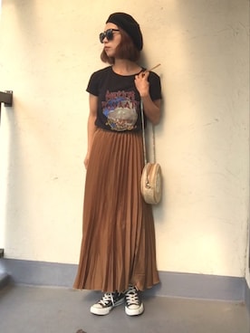 「ドラフトレプシィム」｜emiko☆さん（レディース・155cm）の夏コーディネート