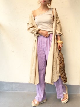 emiko☆さん（レディース・155cm）の夏コーディネート