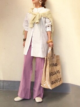 「DAISY（デイジー）のアイテム」を使った、emiko☆さん（レディース・155cm）の春コーディネート