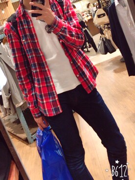 りあむさん（メンズ・171cm）の春コーディネート