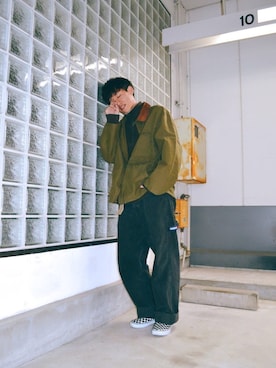 「TOMMY（トミー）のアイテム（ジャケット/アウター）」を使った、カイさん（メンズ・176cm）の冬コーディネート