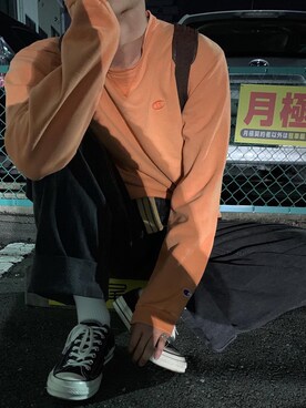「TOMMY（トミー）のアイテム（パンツ）」を使った、カイさん（メンズ・176cm）の冬コーディネート