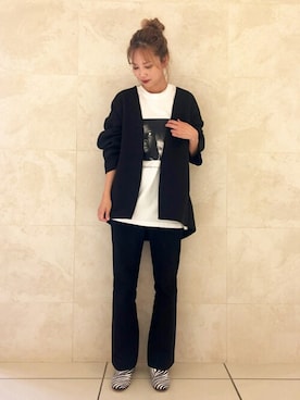 「SILENT POETS（サイレントポエツ）のアイテム」を使った、andoさん（レディース・162cm）の秋コーディネート