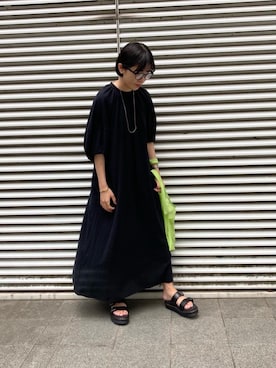 「RECOMMEND  ITEM STYLING」｜「アイテム（ワンピース/ドレス）」を使った、古園 なつきさん（レディース・164cm）の夏コーディネート