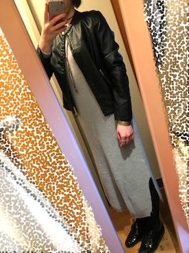 「グレー好き」｜hirochuuuさん（レディース・159cm）の秋コーディネート