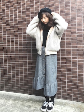 beibei1994さん（レディース・165cm）の冬コーディネート