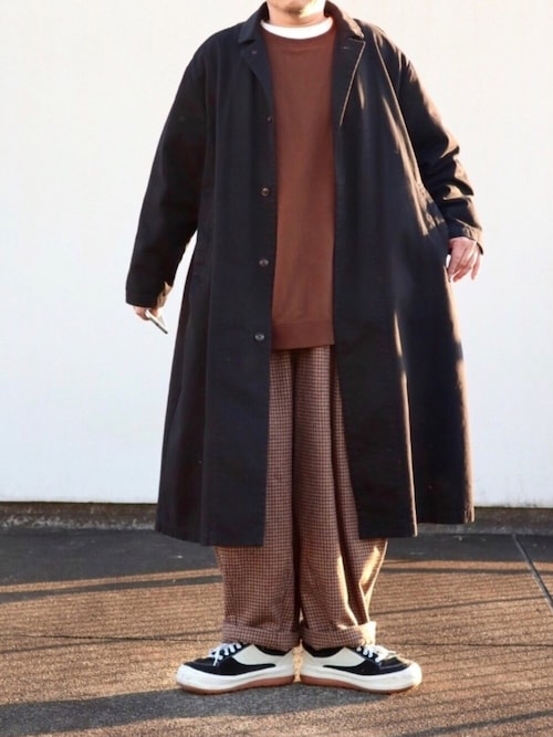 HARVESTY / ハーベスティ CHINO CLOTH OVER COAT（ステンカラーコート