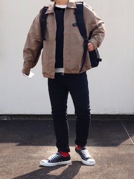 タケヒロールさん（メンズ・165cm）の春コーディネート