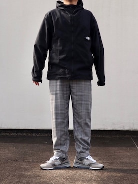 「ノースフェイス」｜タケヒロールさん（メンズ・165cm）の春コーディネート