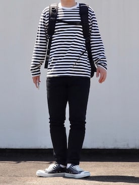 タケヒロールさん（メンズ・165cm）の春コーディネート