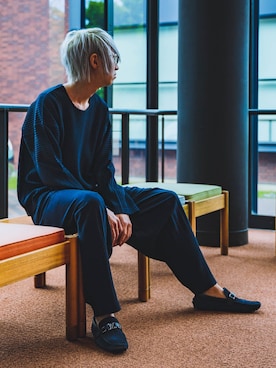 「ISSEY MIYAKE（イッセイミヤケ）のアイテム（ジャケット/アウター）」を使った、hakuhatsukunさん（メンズ・171cm）の春コーディネート