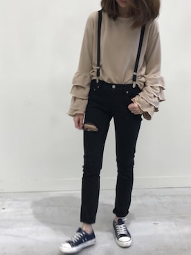「copine」｜「アイテム（その他）」を使った、ikuさん（レディース・161cm）の冬コーディネート