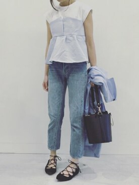 「copine」｜「アイテム（その他）」を使った、ikuさん（レディース・161cm）の春コーディネート