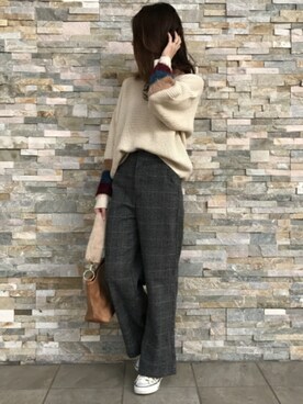 「copine」｜「アイテム（その他）」を使った、ikuさん（レディース・161cm）の冬コーディネート
