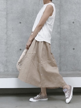 「3coins（3coins）のアイテム（バッグ）」を使った、ikuさん（レディース・161cm）の夏コーディネート