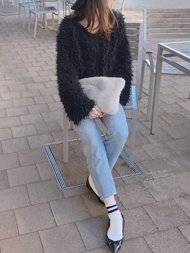 「アイテム（クラッチバッグ、その他）」を使った、ikuさん（レディース・161cm）の秋コーディネート