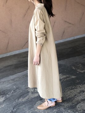 「GU（ジーユー）のアイテム（シューズ）」を使った、ikuさん（レディース・161cm）の春コーディネート