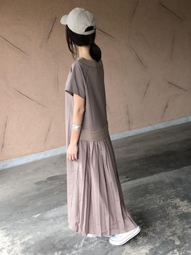 「アイテム（ワンピース、その他）」を使った、ikuさん（レディース・161cm）の夏コーディネート