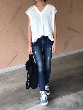 「ootd」｜ikuさん（レディース・161cm）の夏コーディネート