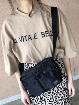 「アイテム（Tシャツ/カットソー、その他）」を使った、ikuさん（レディース・161cm）の夏コーディネート