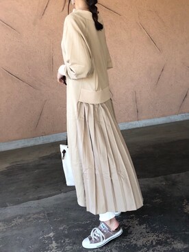 「copine」｜「アイテム（ワンピース/ドレス）」を使った、ikuさん（レディース・161cm）の春コーディネート