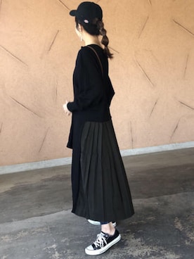 「copine」｜「アイテム（ワンピース/ドレス）」を使った、ikuさん（レディース・161cm）の春コーディネート