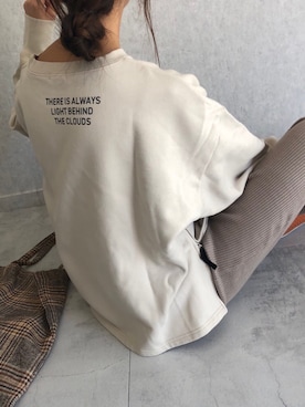 「アイテム（スウェット、その他）」を使った、ikuさん（レディース・161cm）の秋コーディネート