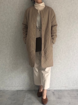 「copine」｜「アイテム（その他アウター）」を使った、ikuさん（レディース・161cm）の秋コーディネート