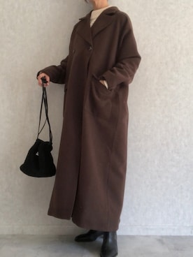 「Fabby fabby（ファビィーファビィー）のアイテム」を使った、ikuさん（レディース・161cm）の秋コーディネート