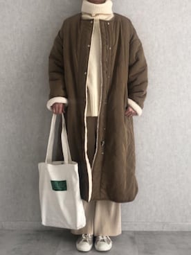 「copine（コピン）のアイテム」を使った、ikuさん（レディース・161cm）の冬コーディネート