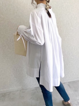 「アイテム（バレエシューズ）」を使った、ikuさん（レディース・161cm）の春コーディネート