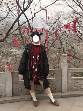 「ONLY（オンリー）のアイテム（ジャケット/アウター）」を使った、白白Miranaさん（レディース・171cm）の春コーディネート