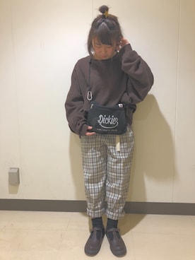 「アイテム（ヘアゴム）」を使った、ひめさん（レディース・149cm）の春コーディネート