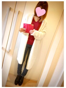 Ponchan♡さん（レディース・147cm）の冬コーディネート