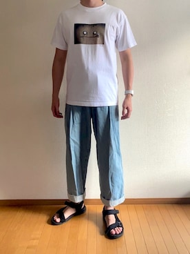 「neonsign」｜「アイテム（アナログ腕時計）」を使った、KEISUKEさん（メンズ・172cm）の夏コーディネート