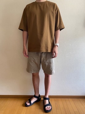 「UNIQLOU」｜「アイテム（その他）」を使った、KEISUKEさん（メンズ・172cm）の夏コーディネート