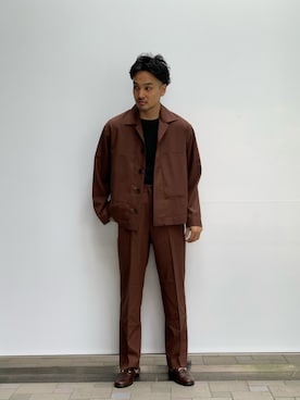 「アイテム（サンダル）」を使った、Ryuto Kitaさん（メンズ・170cm）の春コーディネート