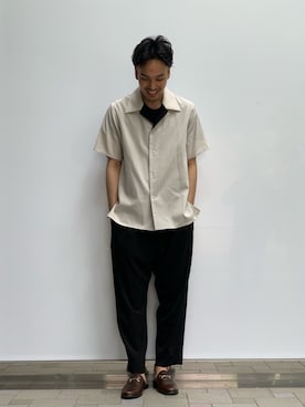 「アイテム（サンダル）」を使った、Ryuto Kitaさん（メンズ・170cm）の春コーディネート