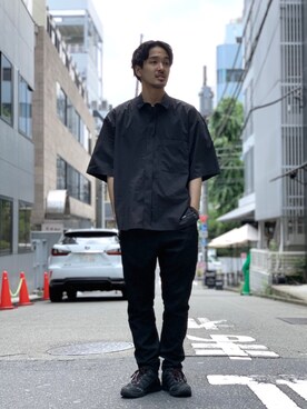 「アイテム（シャツ/ブラウス）」を使った、Ryuto Kitaさん（メンズ・170cm）の夏コーディネート