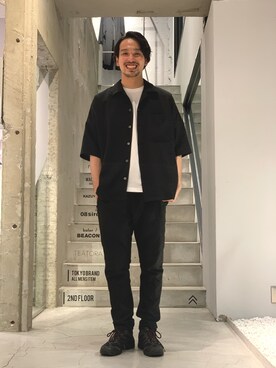 「アイテム（シャツ/ブラウス）」を使った、Ryuto Kitaさん（メンズ・170cm）の夏コーディネート