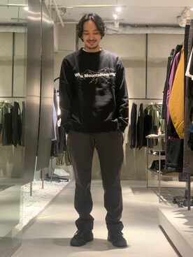 「アイテム（スウェット）」を使った、Ryuto Kitaさん（メンズ・170cm）の秋コーディネート