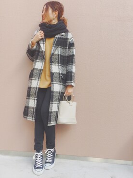 rihoさん（レディース・162cm）の冬コーディネート