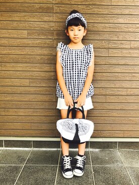 「M・A・C（マック）のアイテム（その他）」を使った、akiさん（キッズ・130cm）の夏コーディネート