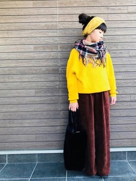 「NEW BALANCE（ニューバランス）の◆new balance KV996（スニーカー）」を使った、akiさん（キッズ・130cm）の秋コーディネート